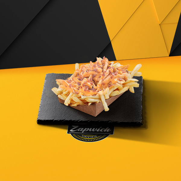 Cheddar Lardon - Nos Salades, frites & extras | Zapwich